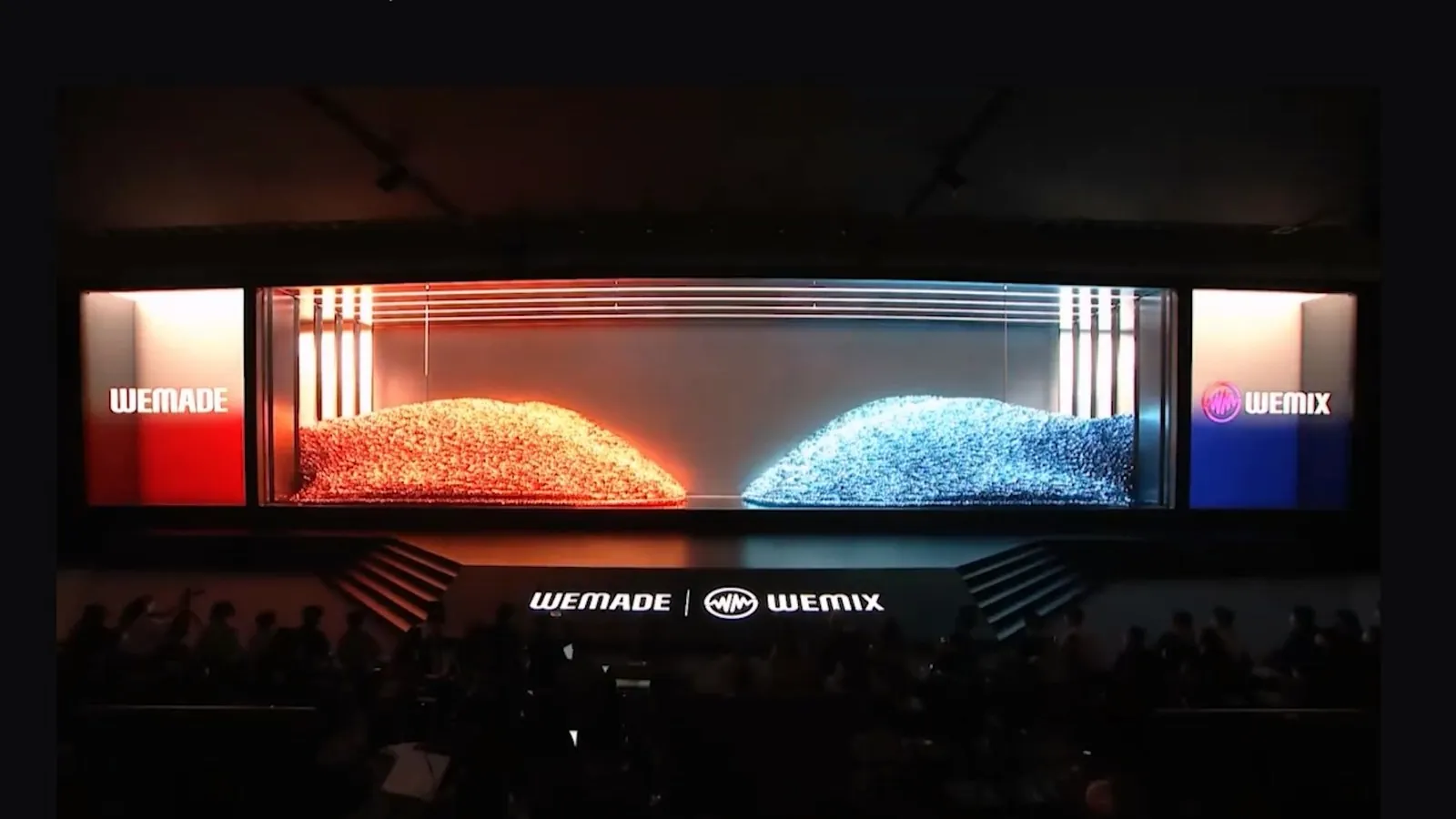 위메이드 부산 G-STAR 3D 아나모픽 LED 월 스틸